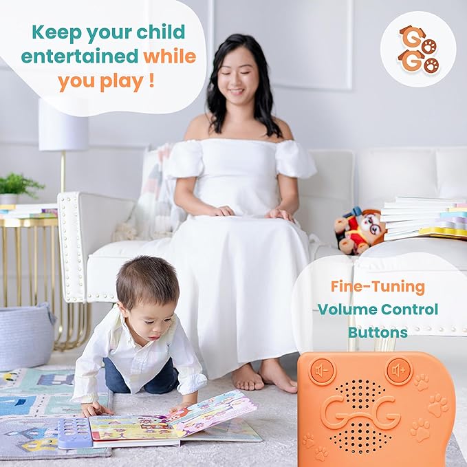 GO GO Spanish Musical Book Vol 3: 9 English and Spanish Books for Kids, Bilingual Toys for Toddlers 1-3, Learning Toys for Toddlers 1-3, Libro Interactivo para Niños