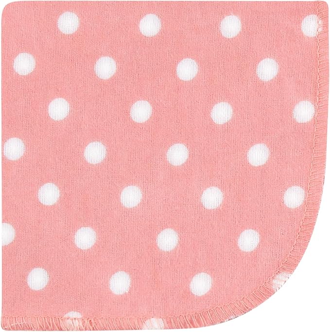 Hudson Baby Unisex Baby Flannel Cotton Washcloths, Modern Botanical 10 Pack, One Size