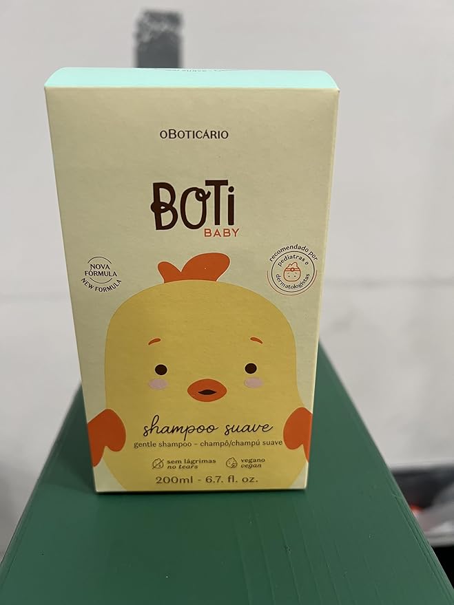 O BOTICARIO Boti Baby Shampoo, Hypoallergenic & Tear-Free for Kids: Vegan, Alcohol-Free, Paraben-Free