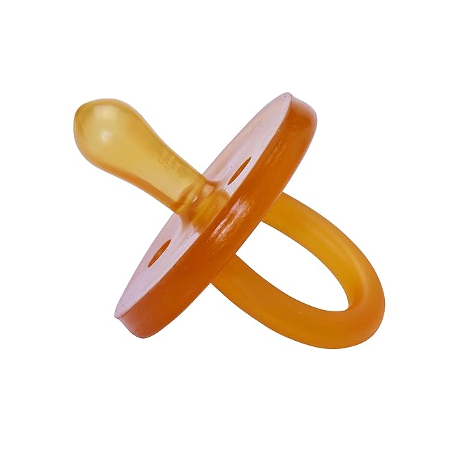 SWEETIE Rubber Pacifier Natural Rubber with Symmetrical Nipple Original Natural Rubber Pacifier (12-18 Month/Large)