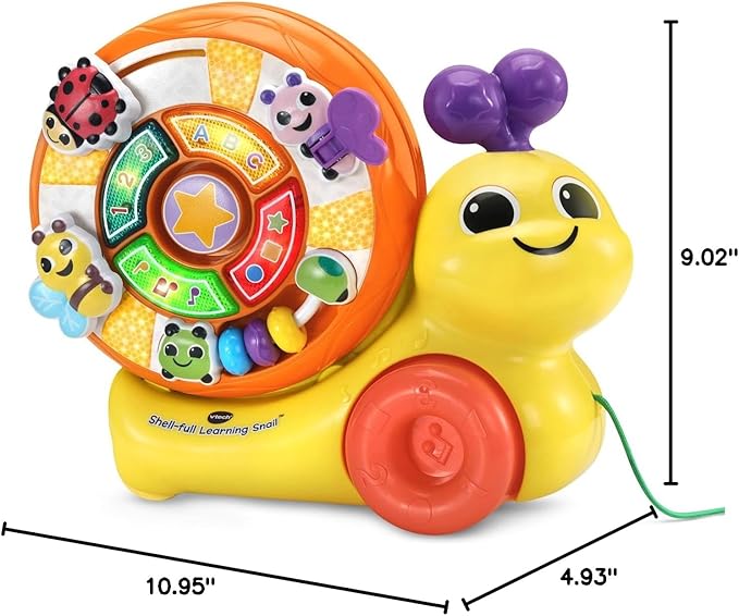 VTech Shell-Full Learning Snail Pull Toy for Toddlers