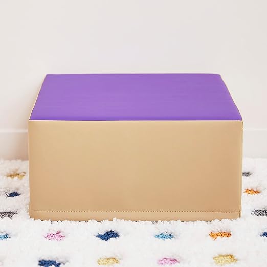 ECR4Kids SoftZone Junior Mix n' Match Pedestal, Beginner Playset, Purple