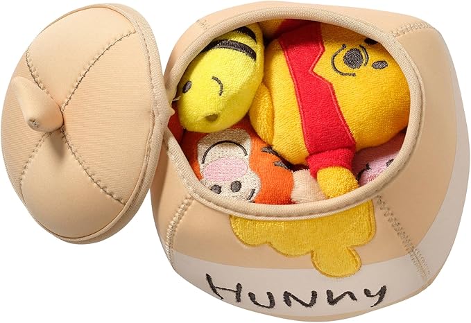 Lambs & Ivy Disney Baby Winnie The Pooh Honey Pot Terry/Neoprene Bath Toy Set