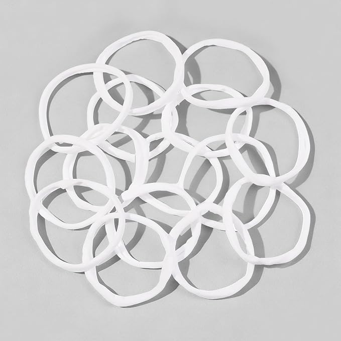 Qearl 60 Pack Soft Stretchy DIY Nylon Headbands Hair Bands Bows DIY Accessory for Newborn Baby Girls