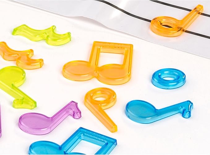 Miniland Translucent Musical Counters for Musical Learning and Development