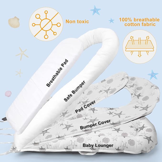 Viviland Baby Lounger_ Cover for Newborn