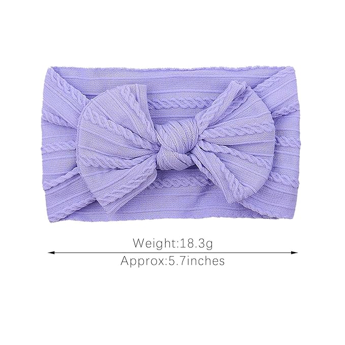 Love Heart Bow Headband for Baby Girls Valentines Hair Band Hair Accessories for Toddler TSFD23 (Red Lavender, One Size)