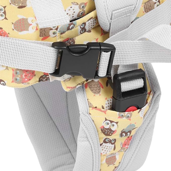 Baby Walking Harness Baby Walker Harness Toddler Learning Walking Assist Beltlight Yellow (Light Yellow-Owl Print)