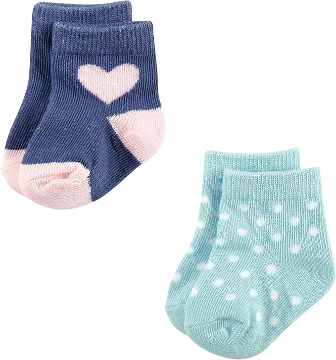 Hudson Baby Baby Girls' Sock and Headband 12pc Set