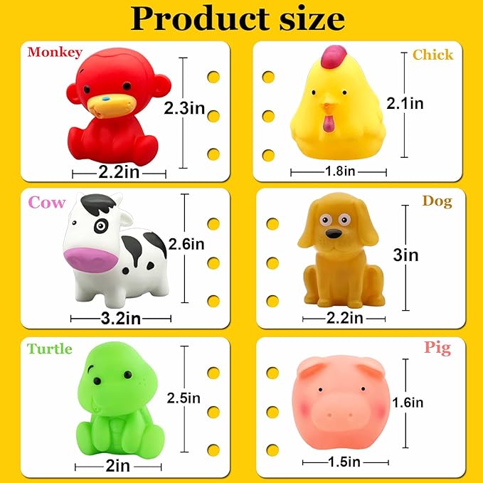 Bath Toys for Kids 1-3 2-4 - No Hole Infant Baby Bath Toys for 6-12-18-24 Months Bathtub Tub Water Pool Shower Toys for 1 2 3 4 Year Old Boys Children Birthday for Kids Toys Age 1-5 …