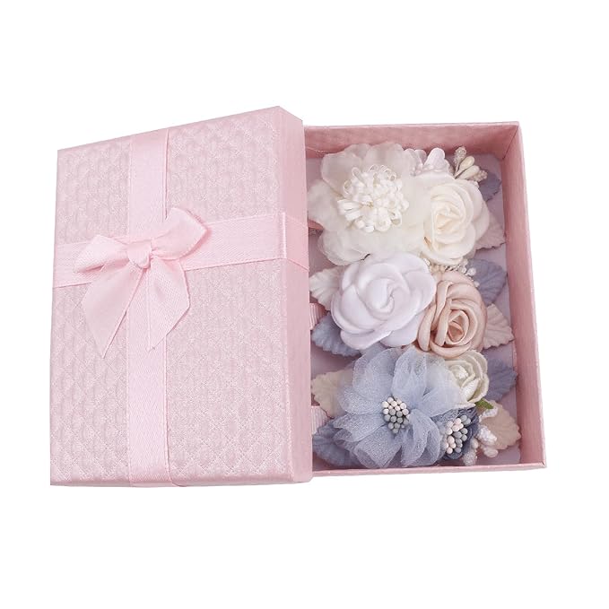 Flower Hair Clip BFNAAgirl Baby Girl Hair Bows Hair Accessories Alligator Clips for Infants Toddlers Gift (one size, flower8265)