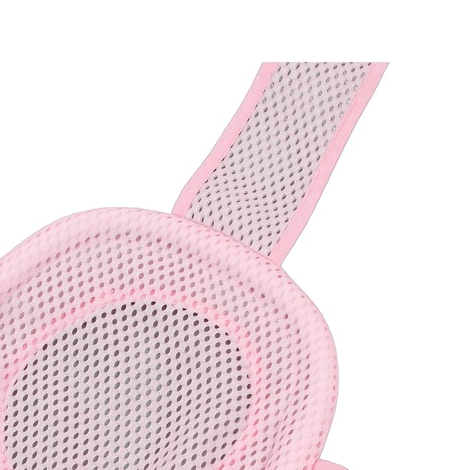 Asixxsix Bath Seat Support Net, Five Corner Baby Bath Seat Support Net Skid Proof Adjustable Baby Bath Support Net Universal Breathable Baby Shower Net for Newborn 0 to 18 Months
