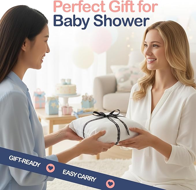 Baby Carrier Cover Winter with Detachable Hood - Windproof & Water-Resistant Winter Car Seat Cover Baby Girl & Boy, Universal Travel Carrier & Stroller Blankets for Babies