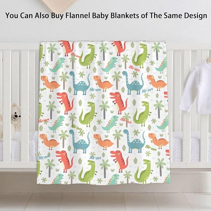 Personalized Car Seat Covers for Babies Boys, Customized Dinosaur Baby Carseat Cover with Name, Custom Baby Carrier Covers, Nursing Cover Breastfeeding Scarf Stroller Canopy for Infant Newborn