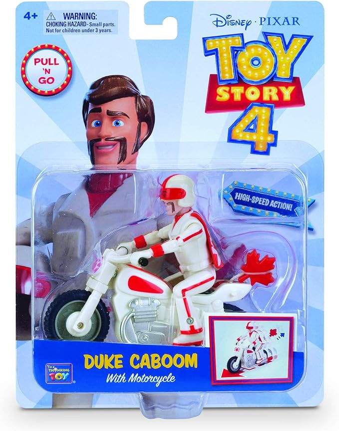 Disney Pixar Toy Story 4 Pull 'N Go Duke Caboom