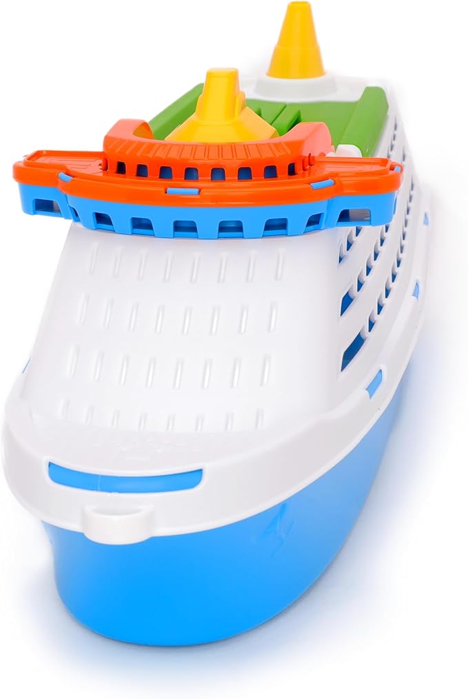 Toyland® 41cm (16") Colourful Cruise Ship with Moveable Doors - Kids Floating Water Toy - Pool & Bathtime Toys - 3 Years+