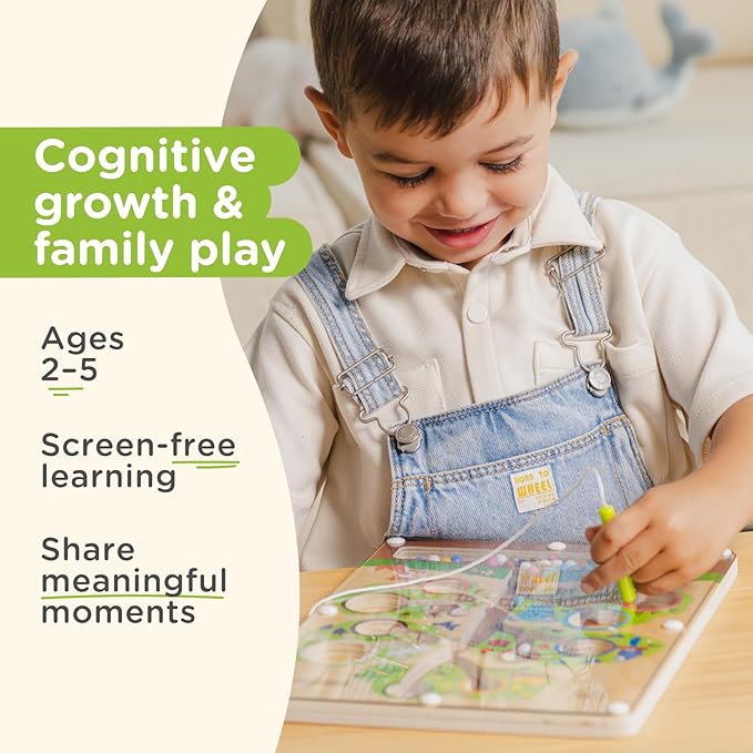 Nene Toys Color Tree Maze ā Montessori Magnetic Board for Toddlers 2 3 4 5 Years ā Wooden Color & Number Sorting Game ā Fine Motor Skills Toy for Preschool Kids ā Travel Busy Board Educational Toy