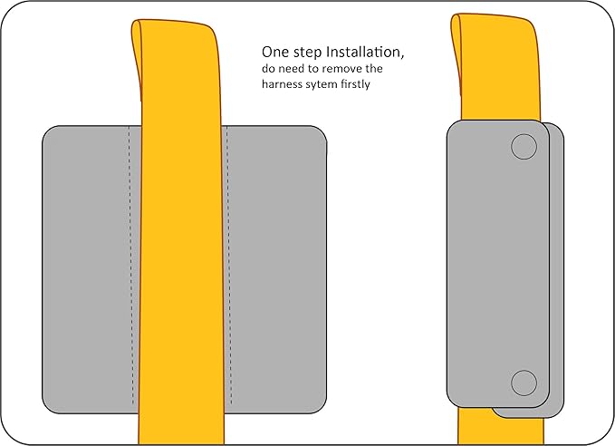 Shoulder Crotch Pad Set Compatible with Infant Seat Stroller High Chair, Harness & Strap Comfort Cushion (Small Size)