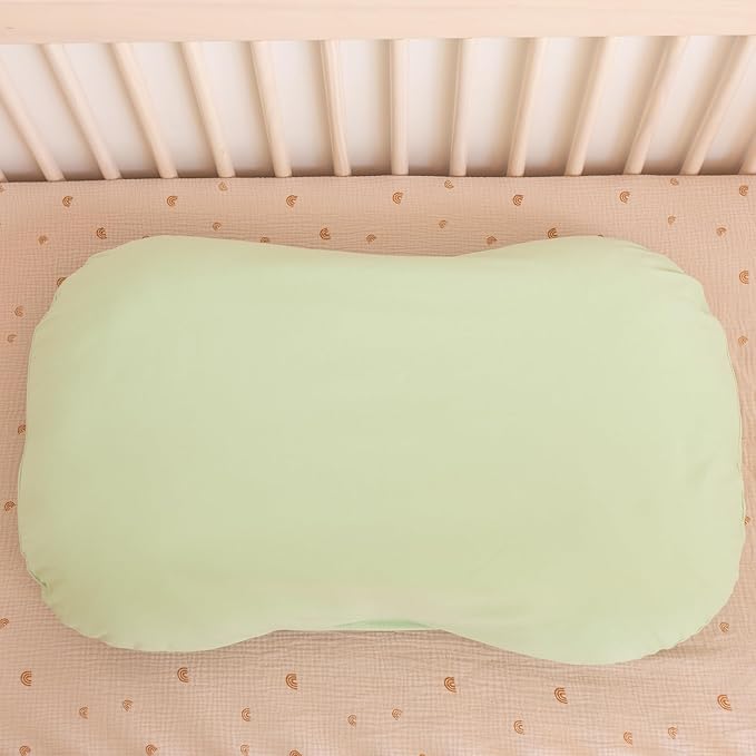 100% Waterproof Baby Lounger Cover - 2-Ply Organic Cotton Slipcovers Keep Your Lounger Clean & Your Baby Comfy - Machine Washable - (Lounger Not Included) - Sage