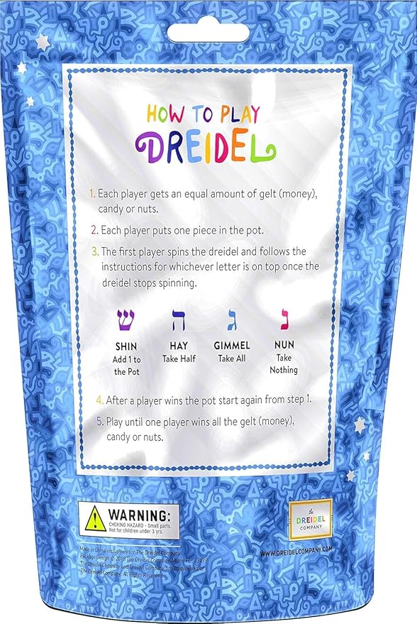 200-Pack Natural Wood Dreidels Hanukkah Draydel with English Transliteration & Instruction Cards (200-Pack)
