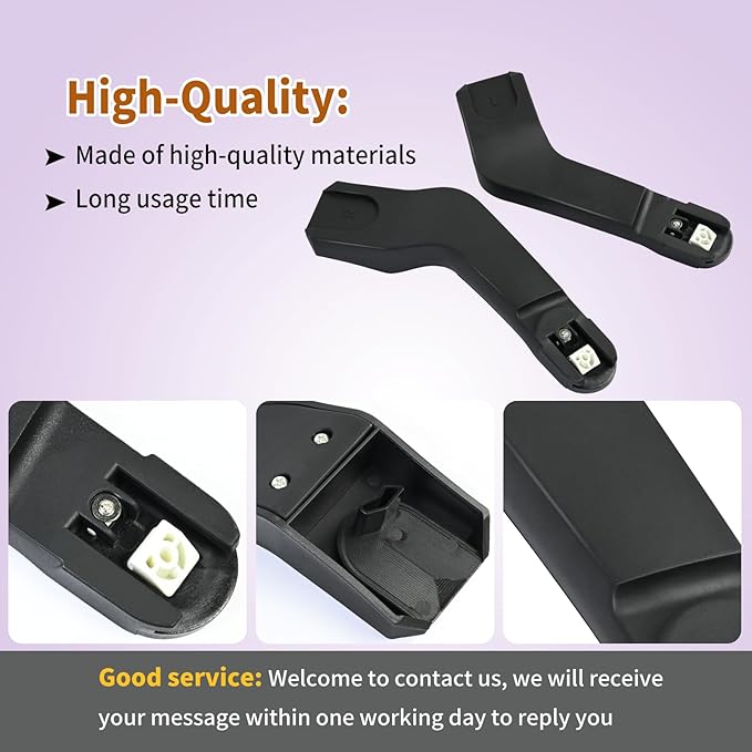 Butterfly Car Seats Adapter,Butterfly Adapter Infant Stroller Accessory Compatible with Nuna Pipa Lite Rx and Cybex Aton M and Maxi COSI Pebble 360
