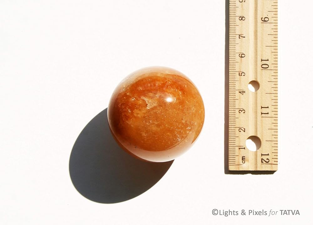 Yellow Jade Sphere - Ball - Large - Golden Yellow - Home Décor - Energy - Chakra Healing
