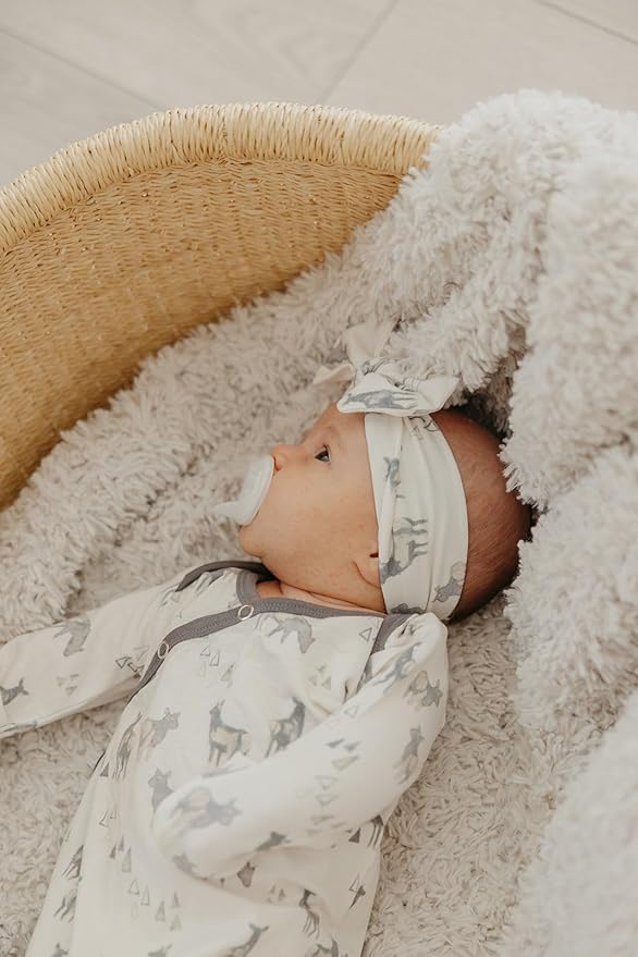 Copper Pearl Baby Bows: Stylish Headbands for Baby Girls, Premium Soft and Stretchy Baby Headbands, Perfect for Newborns, Trendy Designs - Cody