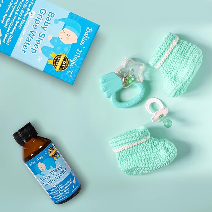 Babies Magic T Baby Sleep Gripe Water for Baby Colic and Gas Relief- Gentle & Safe- Supports Comfort from Colic and Gas