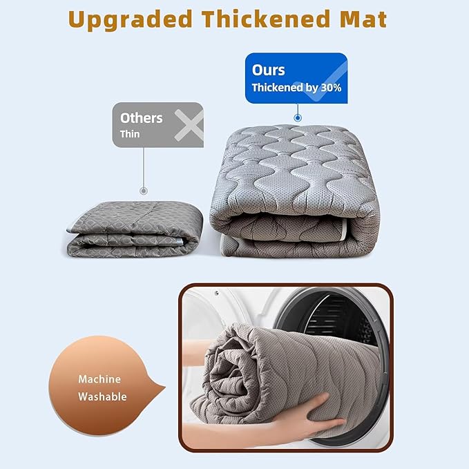 Baby Play Mat, 47x47 Play Mat for Playpen, Non-Slip Baby Mat for Floor, Thicken One-Piece Crawling Mat Cushioned Baby Playmats for Infants, Babies, Toddlers, Play & Tummy Time (Dinosaur, 47x47)