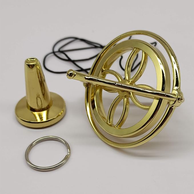 Metal Anti-Gravity Gyroscope Balance Toy (Golden)