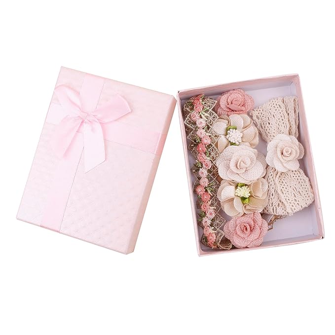 New Model Baby Girl Nylon Headbands Nylon Flower Elastic Hairbands 3pcs Hair Accessories Gift for Newborn Infant Toddlers (BF-Z38)