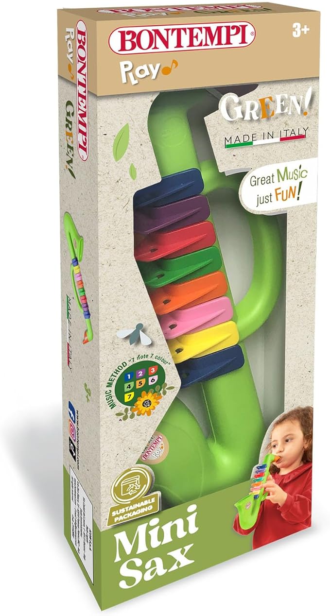 Bontempi 8-tone saxophone 280 mm, musical toy for children from 3 years