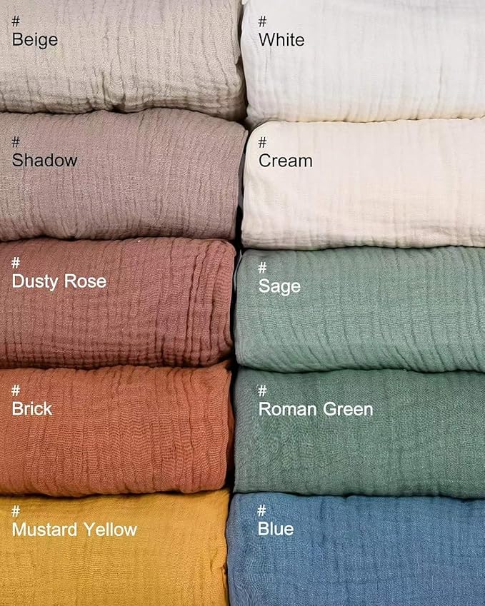 Muslin Baby Lounger Cover, Newborn Lounger Cover, Soft Cotton Breathable Lounger Pillow for Boys Girls Infant, Cover Only (Beige)