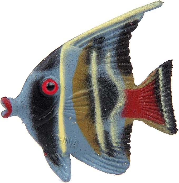 Fun Central 24-Pack Mini Tropical Fish – 1 to 1.5 Inch Colorful Plastic Ocean Figurines