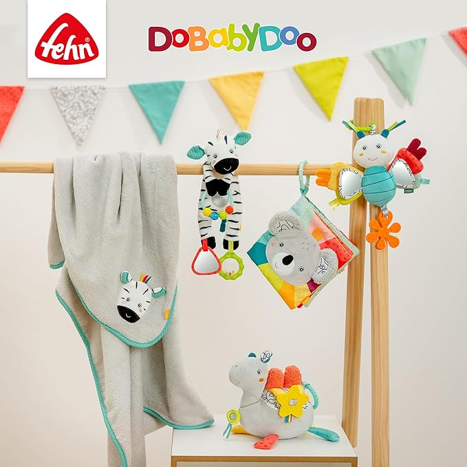 Fehn Panda Stroller Chain, Mobile Baby Chain with Cute Sea Creatures, Flexible Hanging Baby Toy, Pram Toy for Babies and Toddlers 0+ Months