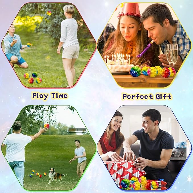 High Elasticity Ball, Super High Bouncing Foam Balls for Adults Improve Hand-Eye Coordination Sports Training