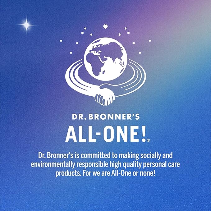 Dr. Bronner's - Pure-Castile Magic Bar Soap (Almond, 5 oz, 6-Pack) - Made with Regenerative Organic Certified Oils- For Face, Body & Hair, Gentle, Vegan Bath Soaps for Men & Women, Non-GMO