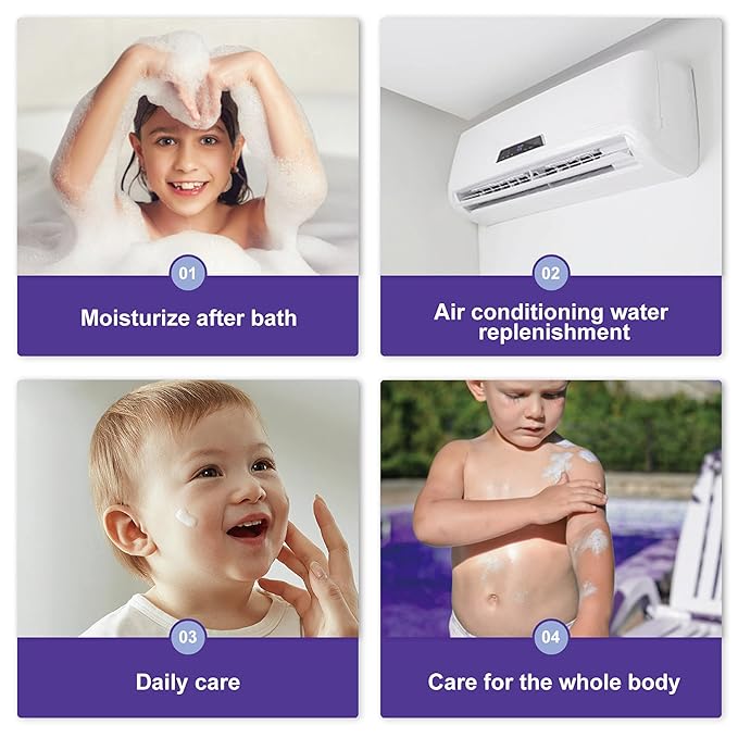Children's Body Lotion Lubricated Moisturizing with Natural Plant Ingredients, Suitable for Children Over 4+ Age