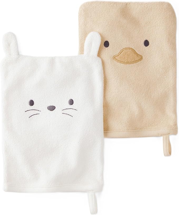 Carter's 6-Pack Washcloths (2-pk Ivory/Yellow)