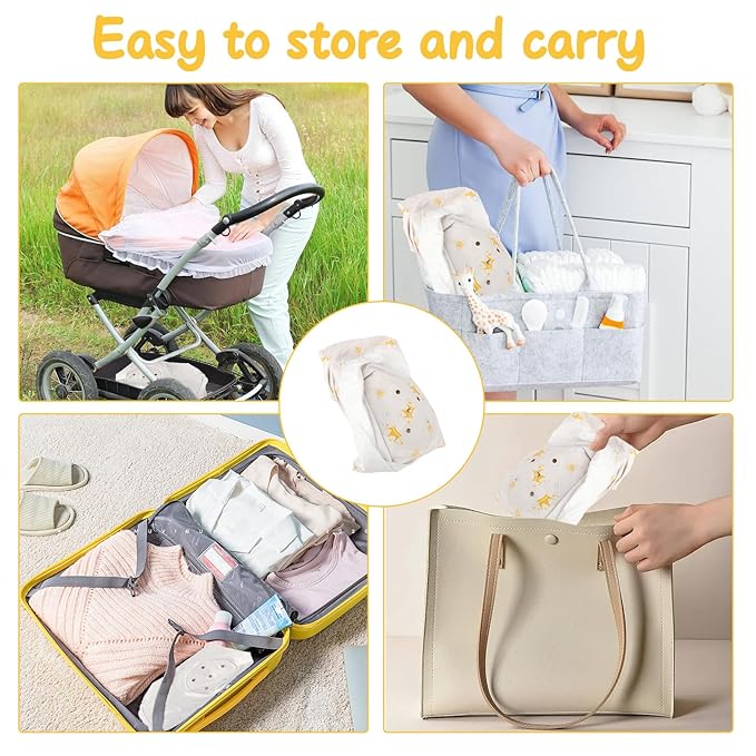 TDTOK Inflatable Baby Seat for Baby 3 Months Up, Portable Sit Me Up Floor Seat with Built in Air Pump Chair with Back Support