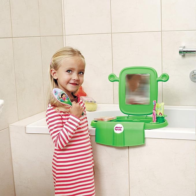 OKBABY Space Children's Wash Basin Helps Your Child Experience Hygiene with Fun - Dimensions 39 x 13 x 40 cm - Grey