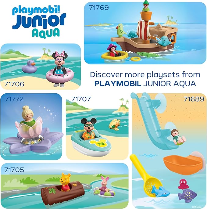 Playmobil Junior Aqua: Pour and Play Water Tank with Slide