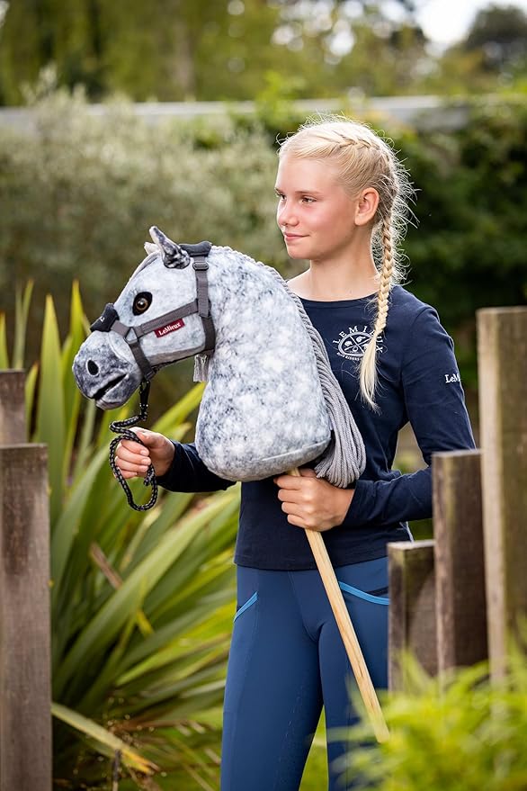 LeMieux Hobby Horse Sammy - Detachable Pole - Realistic Head - Perfect for Kids