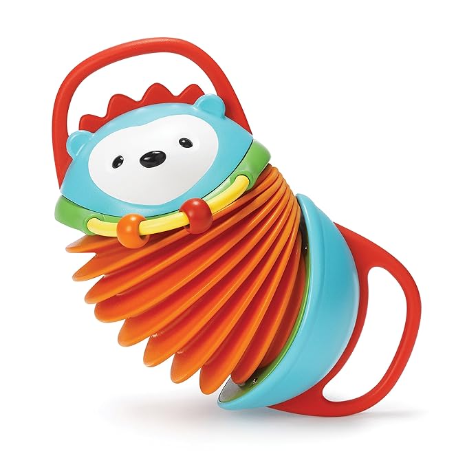 Skip Hop 3-in-1 Baby Activity Push Walker to Toddler Scooter, Zoo Unicorn & Accordian Baby Toy, Explore & More, Hedgehog