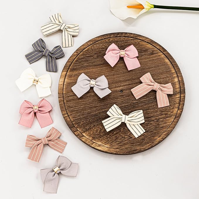 16 PCS Girl Dog Hair Bows, Baby Hair Clips, Various Styles of Crocodile Clip Hair Accessories Gift for Furry Puppy and Little Girls