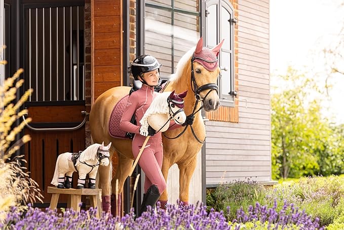 LeMieux Hobby Horse Popcorn - Detachable Pole - Realistic Head - Perfect for Kids