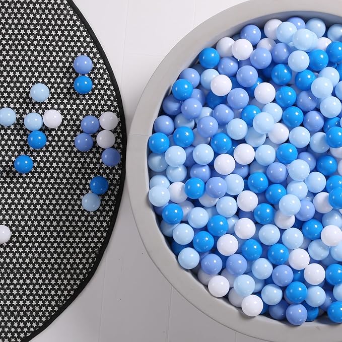 GOGOSO Ball Pit Balls for Toddlers Dogs Baby Boys Girls 2.2Inch Plasticball Toys for Kid Play Tent Birthday Slides Party Decor 50 100 170 200 500 1000