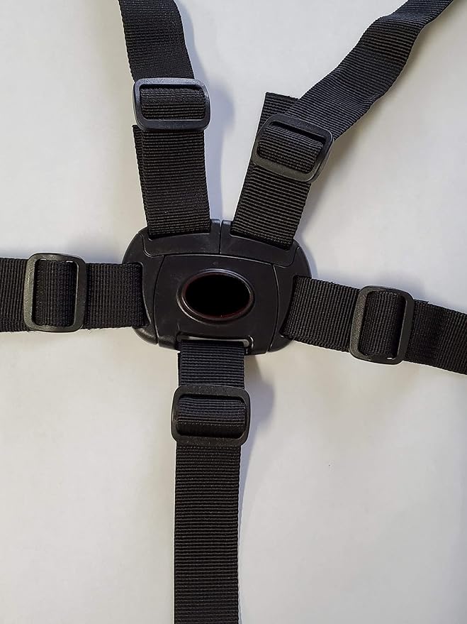 Replacement Parts/Accessories to fit Diono Stroller and Car Seat Products for Babies, Toddlers, and Children (Stroller Harness Buckle w Straps)
