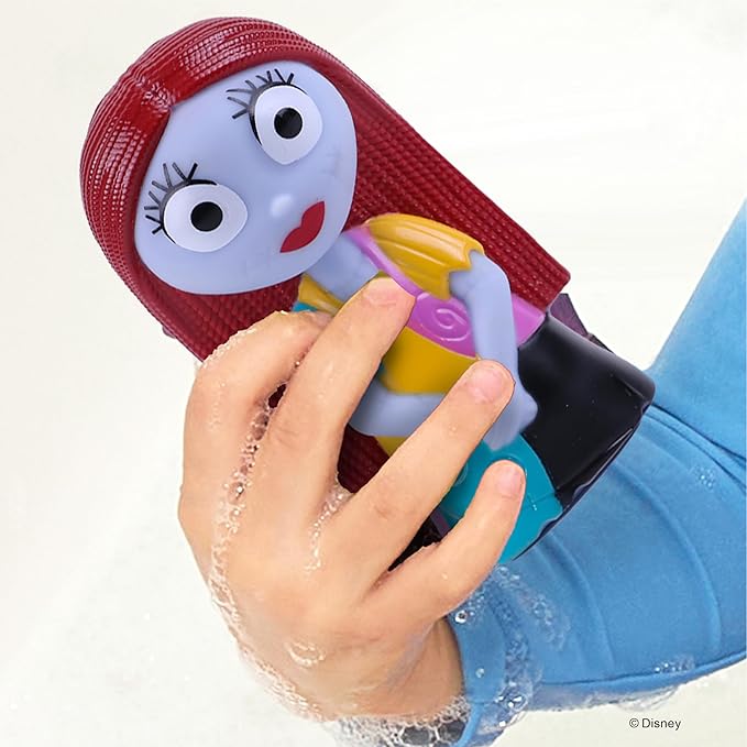 Disney The Nightmare Before Christmas - 5 Piece Jumbo Squirter Bucket - Bath Toys for Baby and Toddlers - Includes Organizer Bucket - Store Bath Time Water Toys