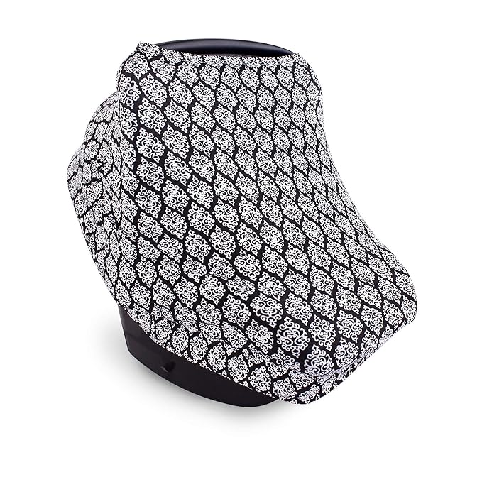 Yoga Sprout Multi Use Car Seat Canopy, Damask
